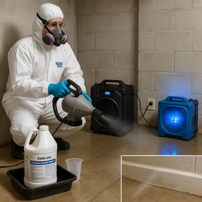 Sanitization and Odor Removal process in Mabank, TX